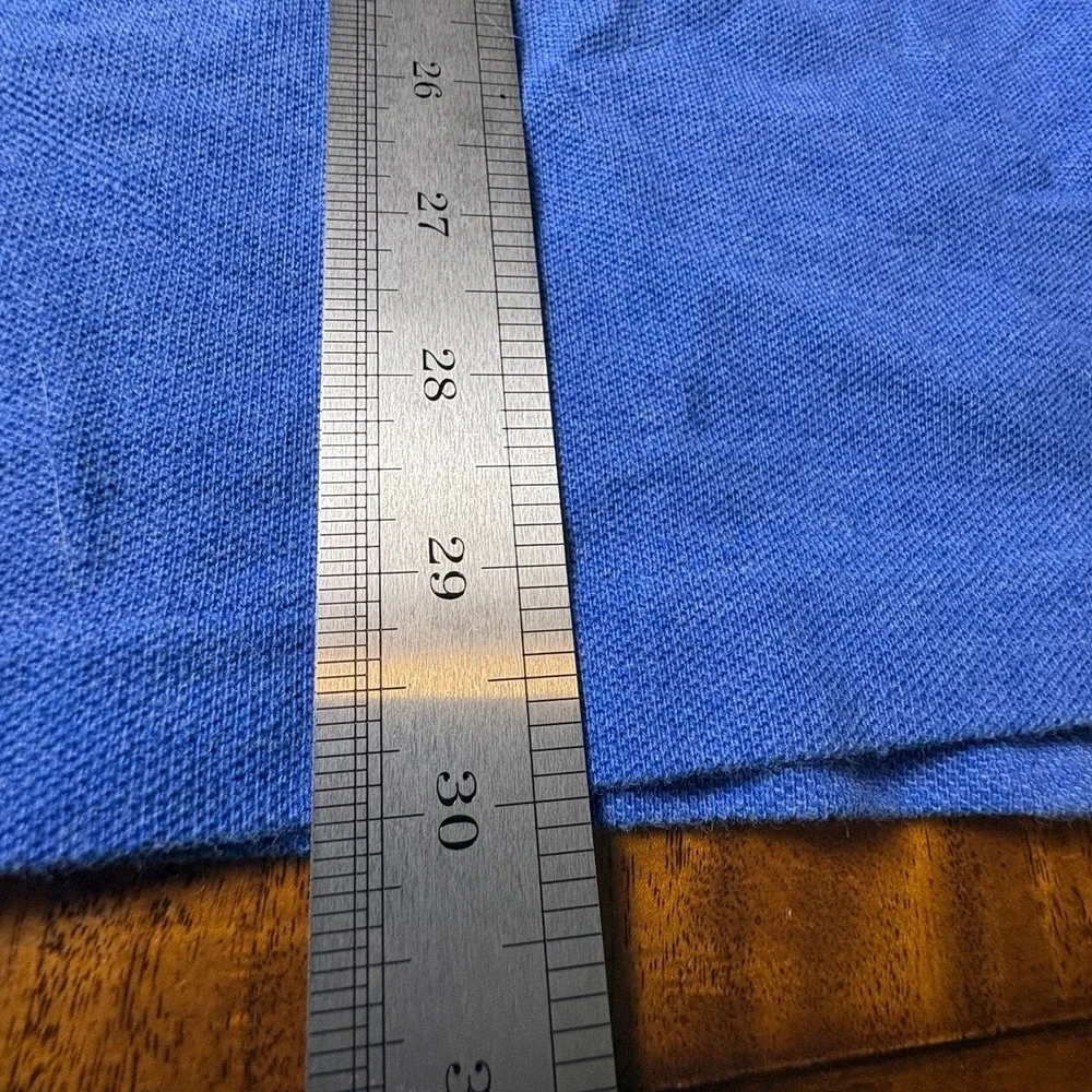 Polo Ralph Lauren Classic Fit Blue Polo Shirt XL Orange Pony